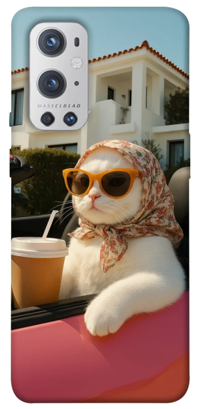 Чохол на OnePlus 9 Pro Stylish Cat Cruise фото 1 з 1