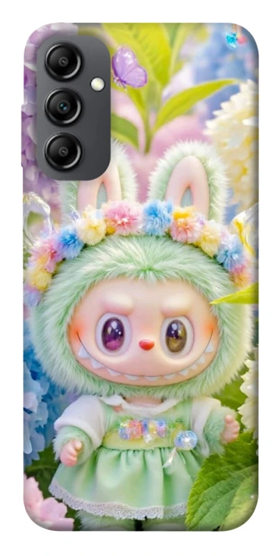 Чохол на Samsung Galaxy A14 4G/5G Labubu & Flowers ver.2 фото 1 з 1