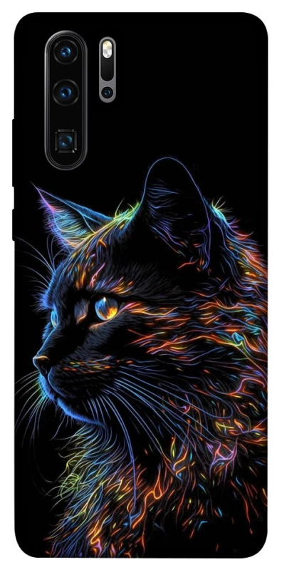 Чехол на Huawei P30 Pro Черный кот фото 1 из 1