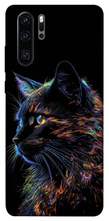 Чехол на Huawei P30 Pro Черный кот фото 1 из 1