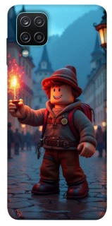 Чохол на Samsung Galaxy M12 Roblox Fire Logo Blue Flames фото 1 з 1