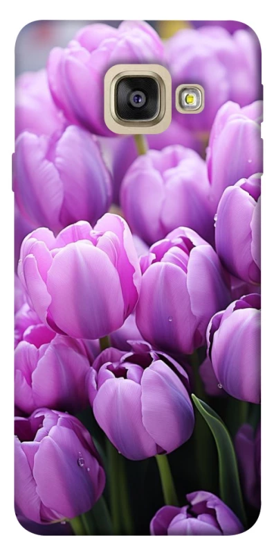 Чехол на Samsung A520 Galaxy A5 (2017) Фиолетовые тюльпаны фото 1 из 1