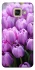 Чехол на Samsung A520 Galaxy A5 (2017) Фиолетовые тюльпаны фото 1 из 1
