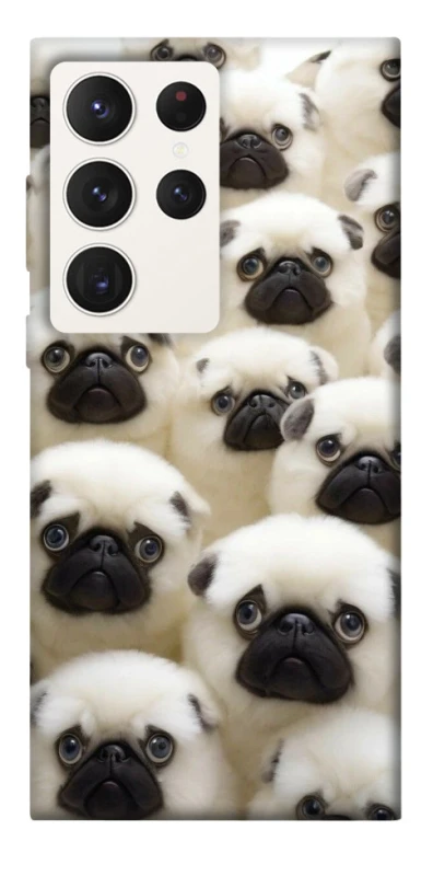Чохол на Samsung Galaxy S23 Ultra Doggy Pug Love фото 1 з 1