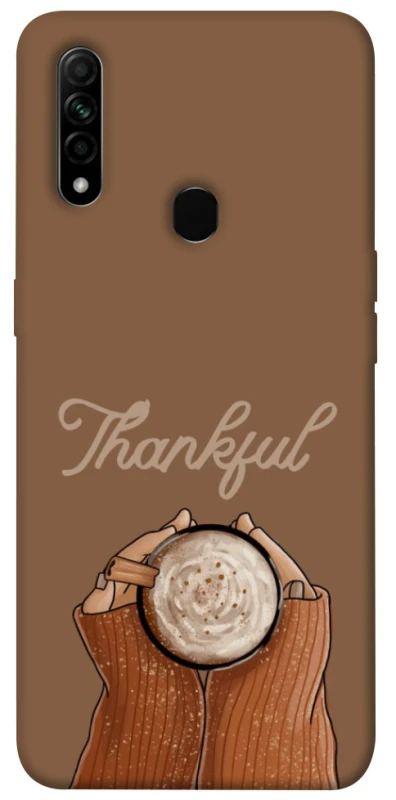 Чехол на Oppo A31 Thankful coffee фото 1 из 1