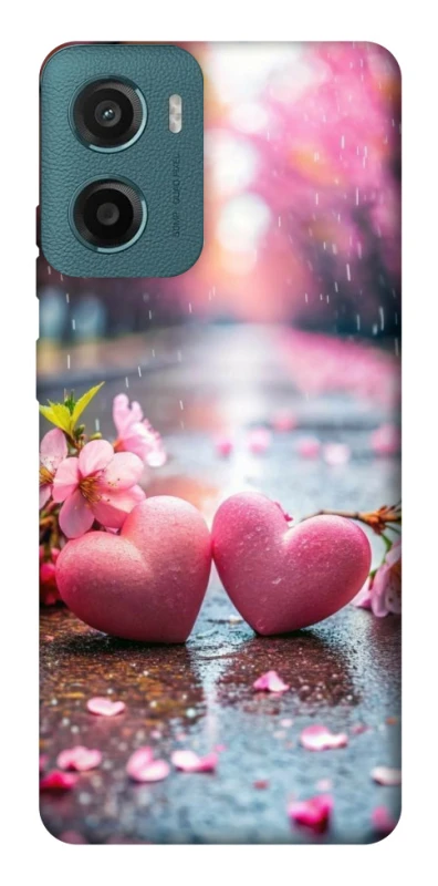 Чохол на Motorola Moto G06 Pink heart фото 1 з 1
