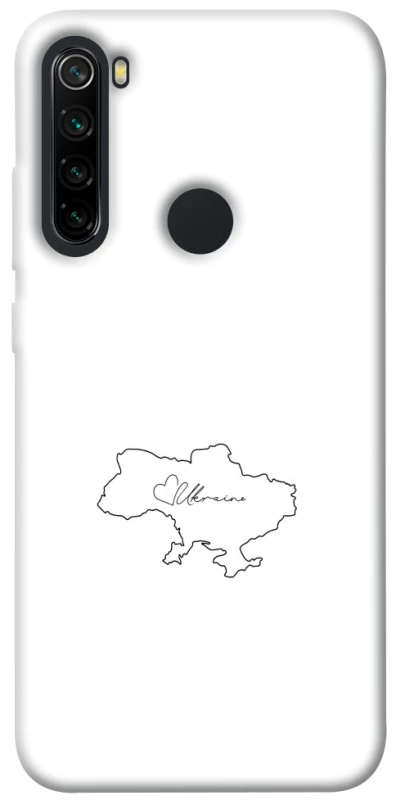 Чохол на Xiaomi Redmi Note 8 Ukraine map фото 1 з 1