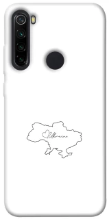 Чохол на Xiaomi Redmi Note 8 Ukraine map фото 1 з 1