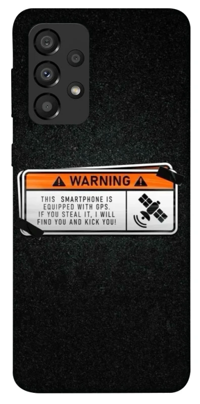 Чохол на Samsung Galaxy A33 5G Warning фото 1 з 1