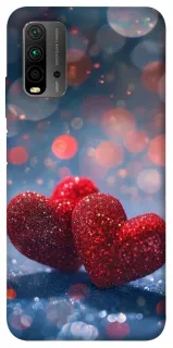 Чохол на Xiaomi Redmi 9T Red hearts фото 1 з 1