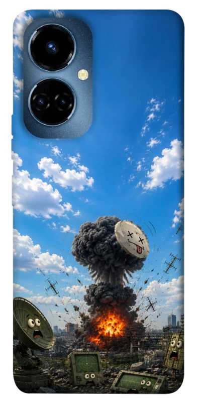 Чехол на TECNO Camon 19 Pro Moscow never sleeps ver.6 фото 1 из 1