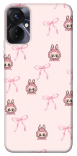 Чохол на TECNO Spark 9 Pro (KH7n) Pink bows and Labubus фото 1 з 1