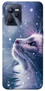 Чехол на Realme C35 Snow cat фото 1 из 1