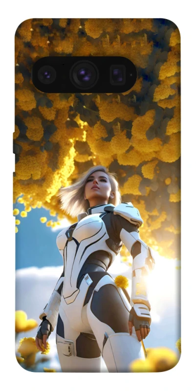 Чехол на Google Pixel 8 Pro Cyber space girl ver.3 фото 1 из 1
