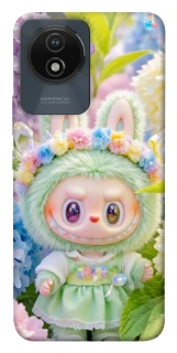 Чехол на Vivo Y02 Labubu & Flowers ver.2 фото 1 из 1