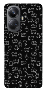 Чохол на Realme 10 Pro+ Black Cats фото 1 Чохол на Realme 10 Pro+ Black Cats фото 1 з 1