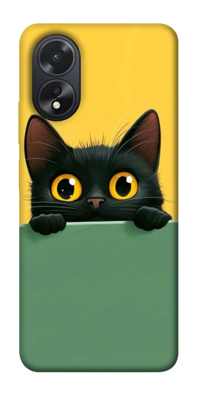 Чохол на Oppo A18 Black cat v2 фото 1 з 1