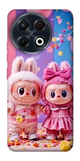 Чехол на TECNO Spark 30 Pro (KL7) Labubu twins ver.2 фото 1 из 1
