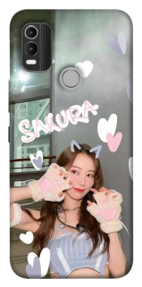 Чохол на Nokia C21 Plus Sakura - LE SSERAFIM фото 1 з 1