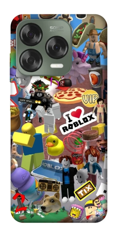 Чохол на ZTE Nubia V70 Design Roblox collage ver.5 фото 1 з 1