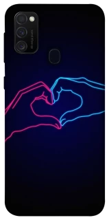 Чехол на Samsung Galaxy M30s / M21 Neon love фото 1 из 1