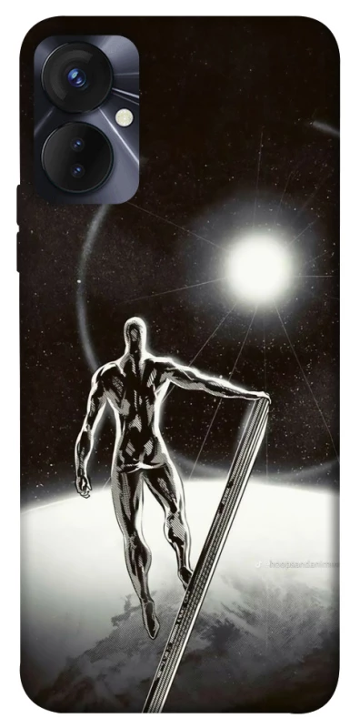 Чохол на TECNO Spark 9 Pro Срібний серфер фото 1 з 1