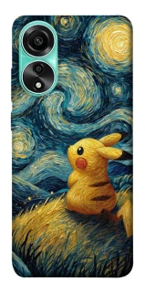 Чохол на Oppo A78 4G Pikachu and Van Gogh фото 1 з 1