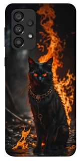 Чехол на Samsung Galaxy A33 5G Огненный кот фото 1 из 1