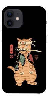 Чохол на Apple iPhone 12 mini (5.4") Кіт-самурай фото 1 з 1