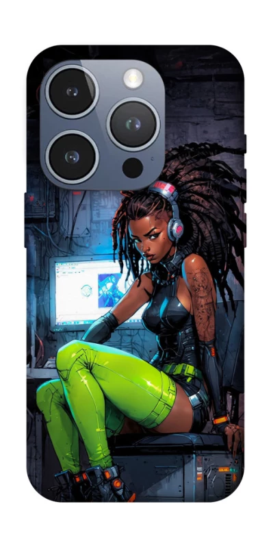 Чехол на Apple iPhone 16 Pro Cyber girl фото 1 из 1