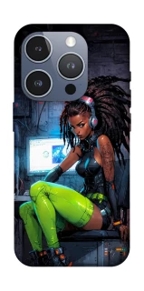 Чехол на Apple iPhone 16 Pro Cyber girl фото 1 из 1