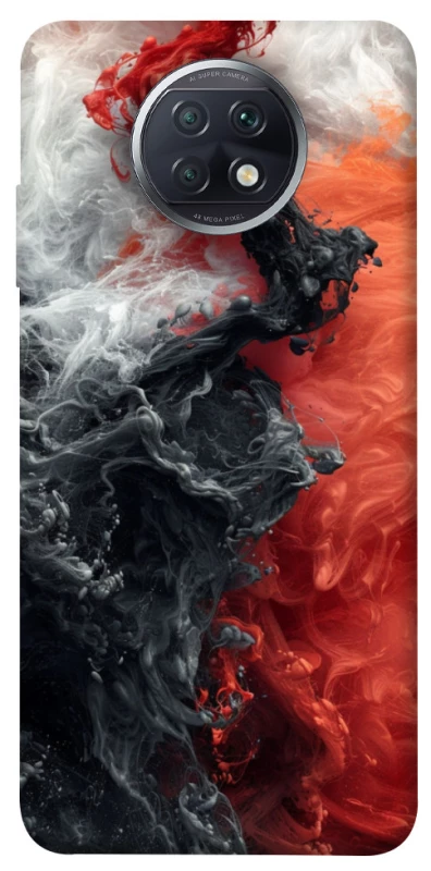 Чохол на Xiaomi Redmi Note 9 5G / Note 9T Black and Red фото 1 з 1