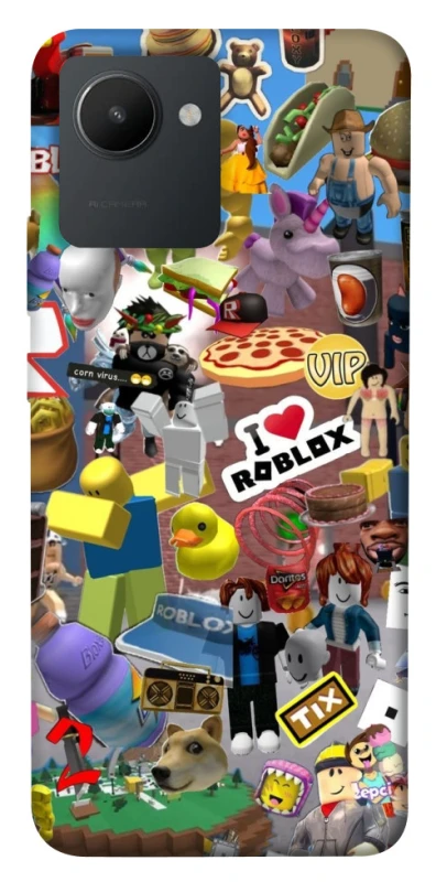 Чехол на Realme C30 Roblox collage ver.5 фото 1 из 1