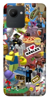 Чехол на Realme C30 Roblox collage ver.5 фото 1 из 1