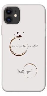 Чехол на Apple iPhone 11 (6.1") Coffee with you фото 1 из 1