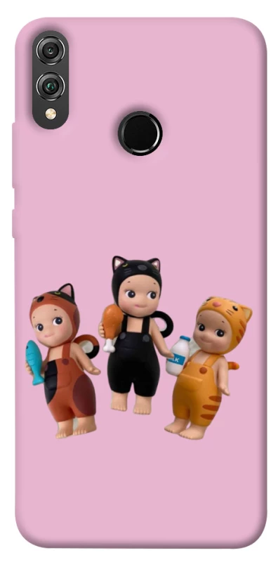 Чохол на Huawei Honor 8X Cat Cafe Trio фото 1 з 1