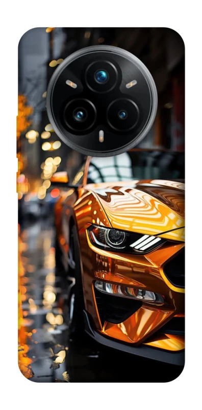 Чохол на Realme 14 Pro+ Golden sports car фото 1 з 1