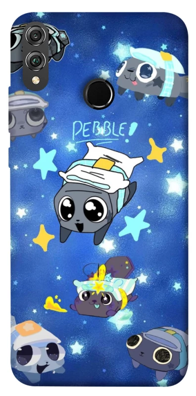 Чохол на Huawei Honor 8X Pebble kitten stars фото 1 з 1