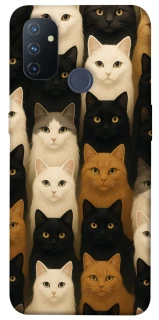 Чехол на OnePlus Nord N100 Colorful Cat Collage фото 1 Чехол на OnePlus Nord N100 Colorful Cat Collage фото 1 из 1