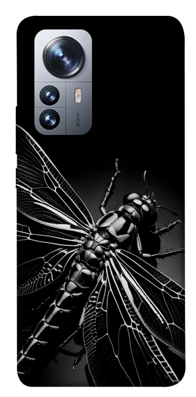 Чехол на Xiaomi 12 / 12X Black dragonfly фото 1 из 1