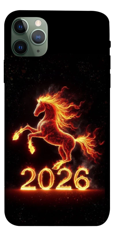 Чохол на Apple iPhone 11 Pro Max (6.5") Red Fire Horse ver.1 фото 1 з 1