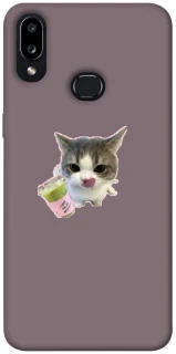 Чохол на Samsung Galaxy A10s cat matcha фото 1 з 1