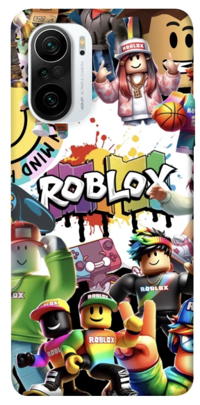 Чохол на Xiaomi Redmi K40 / K40 Pro / K40 Pro+ / Poco F3 Roblox Characters Collage фото 1 з 1