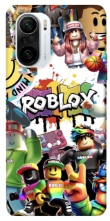 Чехол на Xiaomi Redmi K40 / K40 Pro / K40 Pro+ / Poco F3 Roblox Characters Collage фото 1 из 1