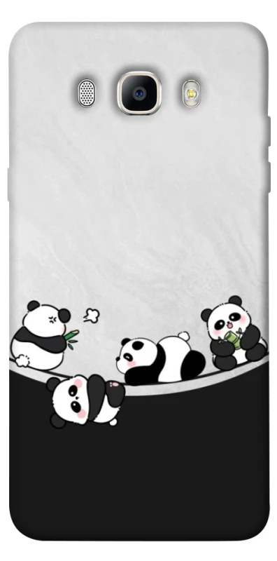 Чехол на Samsung J710F Galaxy J7 (2016) Four pandas фото 1 из 1