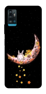 Чохол на ZTE Blade A71 Moon rabbit фото 1 з 1