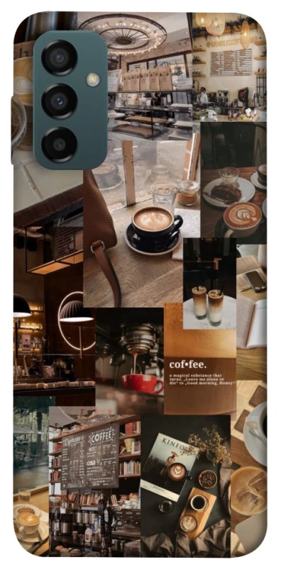 Чохол на Samsung Galaxy M14 5G Coffee collage ver.2 фото 1 з 1