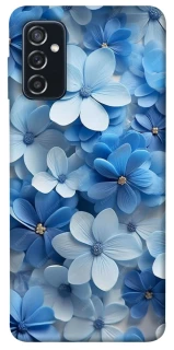 Чехол на Samsung Galaxy M52 Синие цветы фото 1 из 1