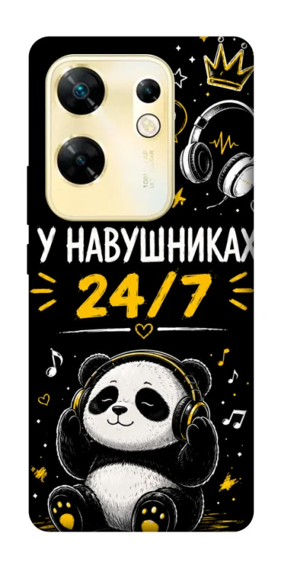 Чохол на Infinix Zero 30 4G У навушниках 24/7 фото 1 з 1