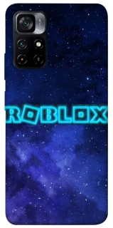 Чохол на Xiaomi Poco M4 Pro 5G Roblox Space Logo Blue фото 1 з 1